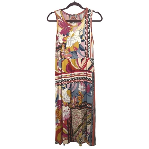 Johnny Was Rachel May Easy Fit Jersey Knit Colorful Tank Dress Women’s Small - Picture 7 of 14